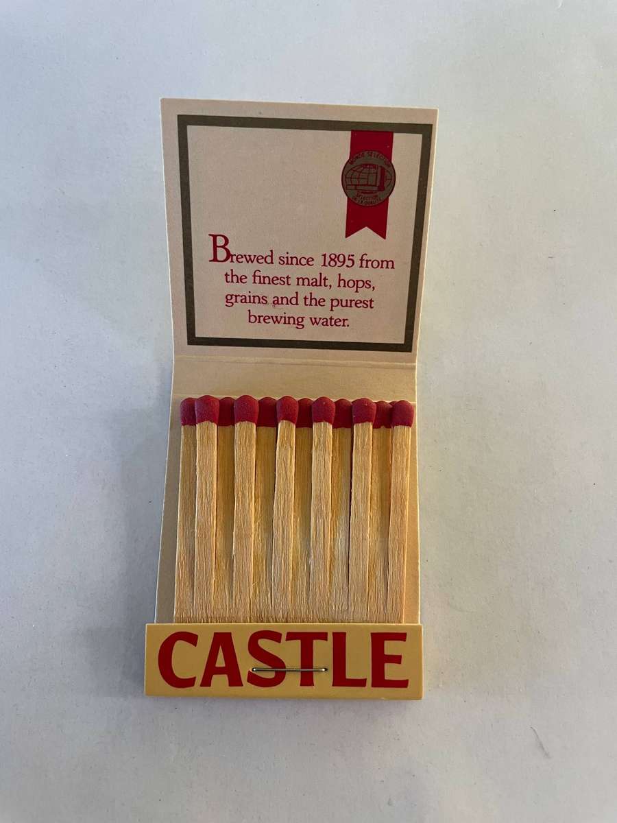 Vintage Castle Lager Promotional Matchbook