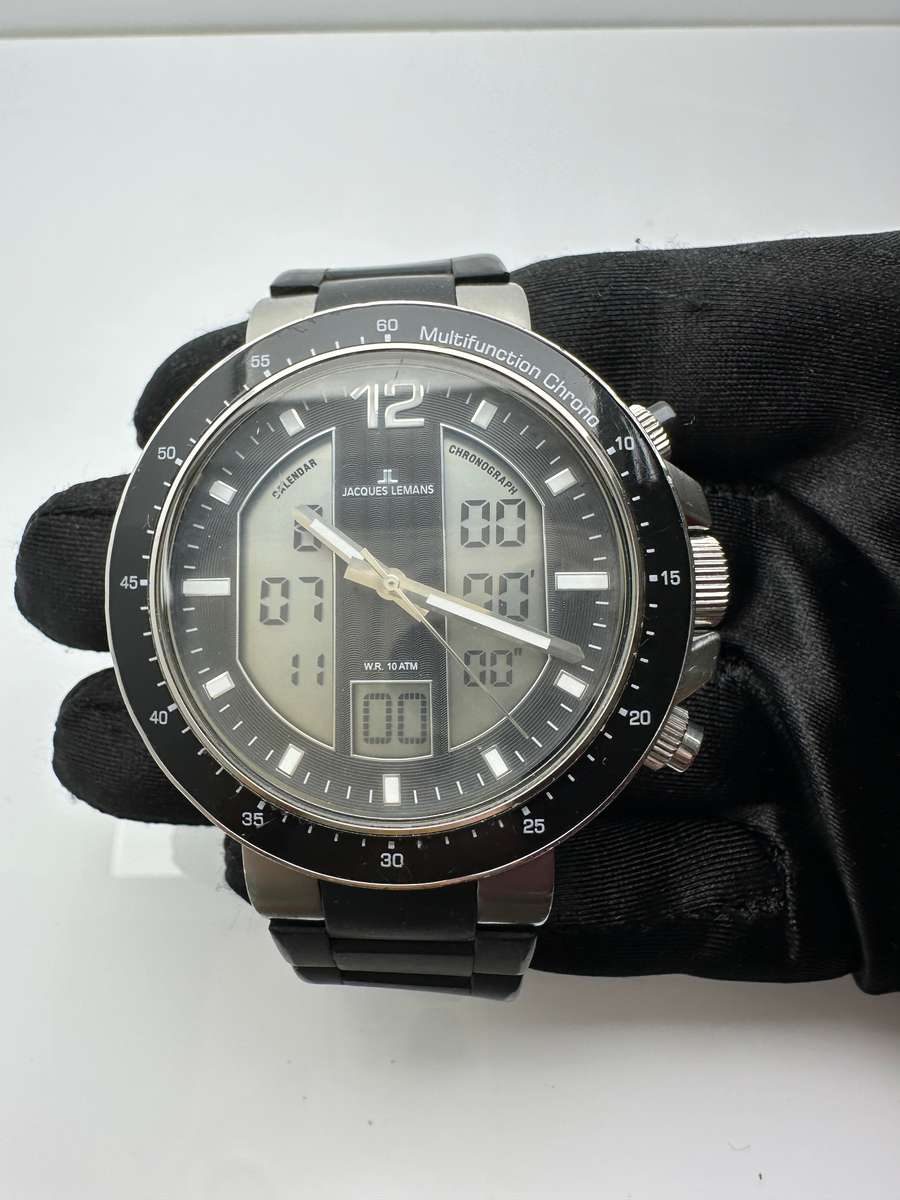 Jacques Lemans  MIlano Multifunction Chrono Watch 46MM