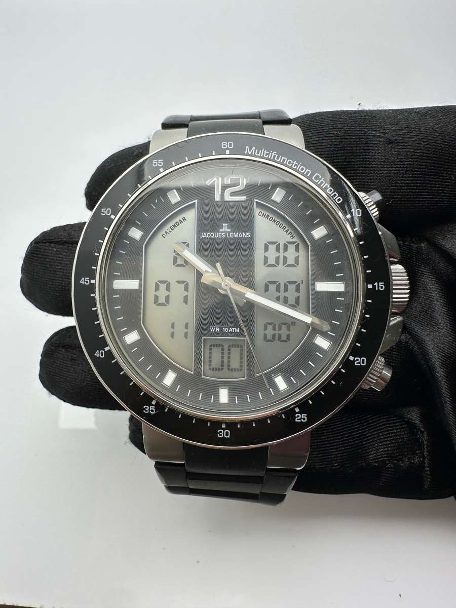Jacques Lemans  MIlano Multifunction Chrono Watch 46MM