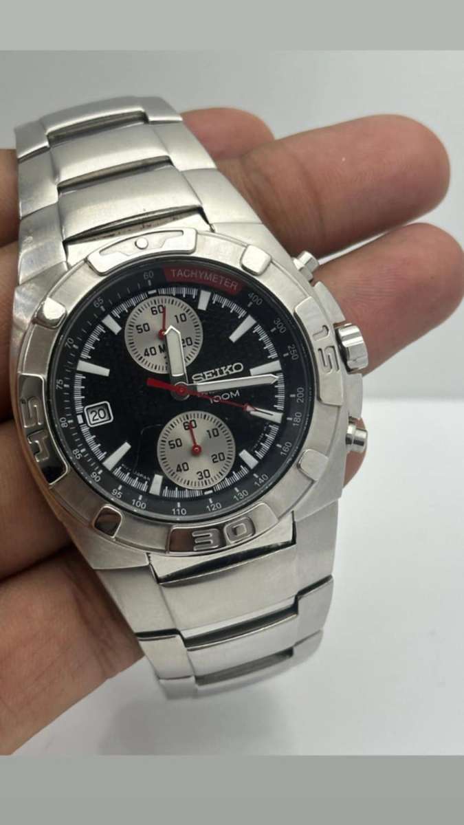 Seiko Chronograph Tachymeter 100M  Mens Watch