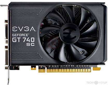 EVGA GeForce GT 740 2GB Superclocked