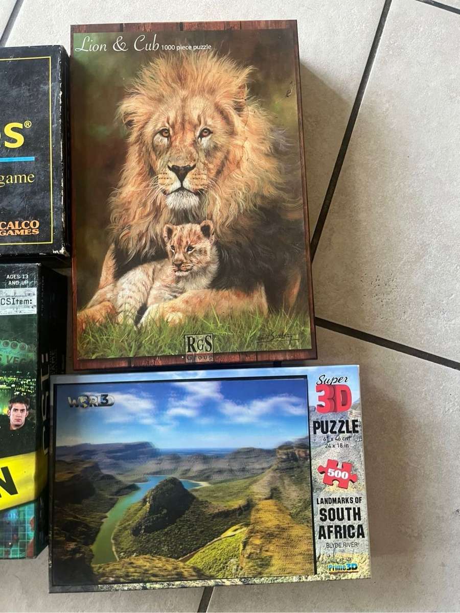 Game & puzzle auction bundle