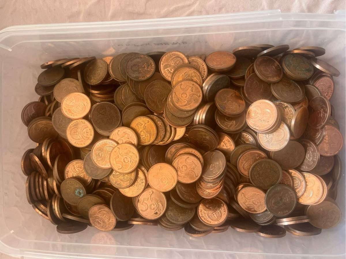 6+kg of old South African coins
