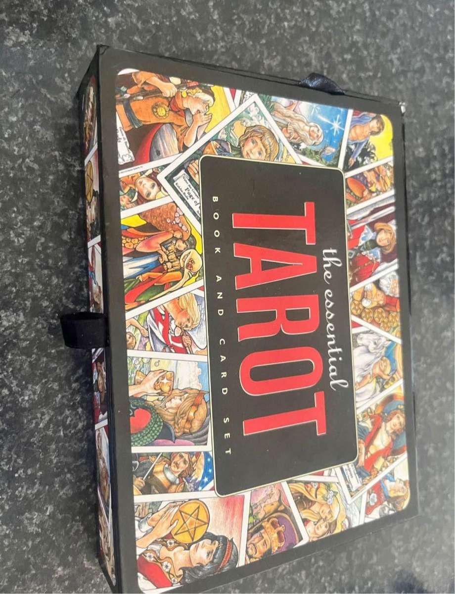 The Tarot book and card set in box