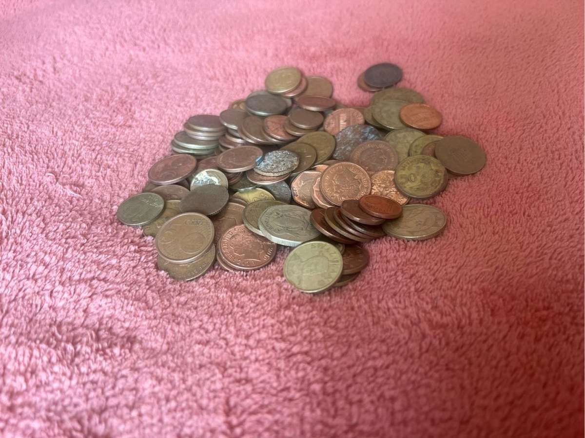 Over 500g of Foreign Coins  A Global Collection for Enthusiasts