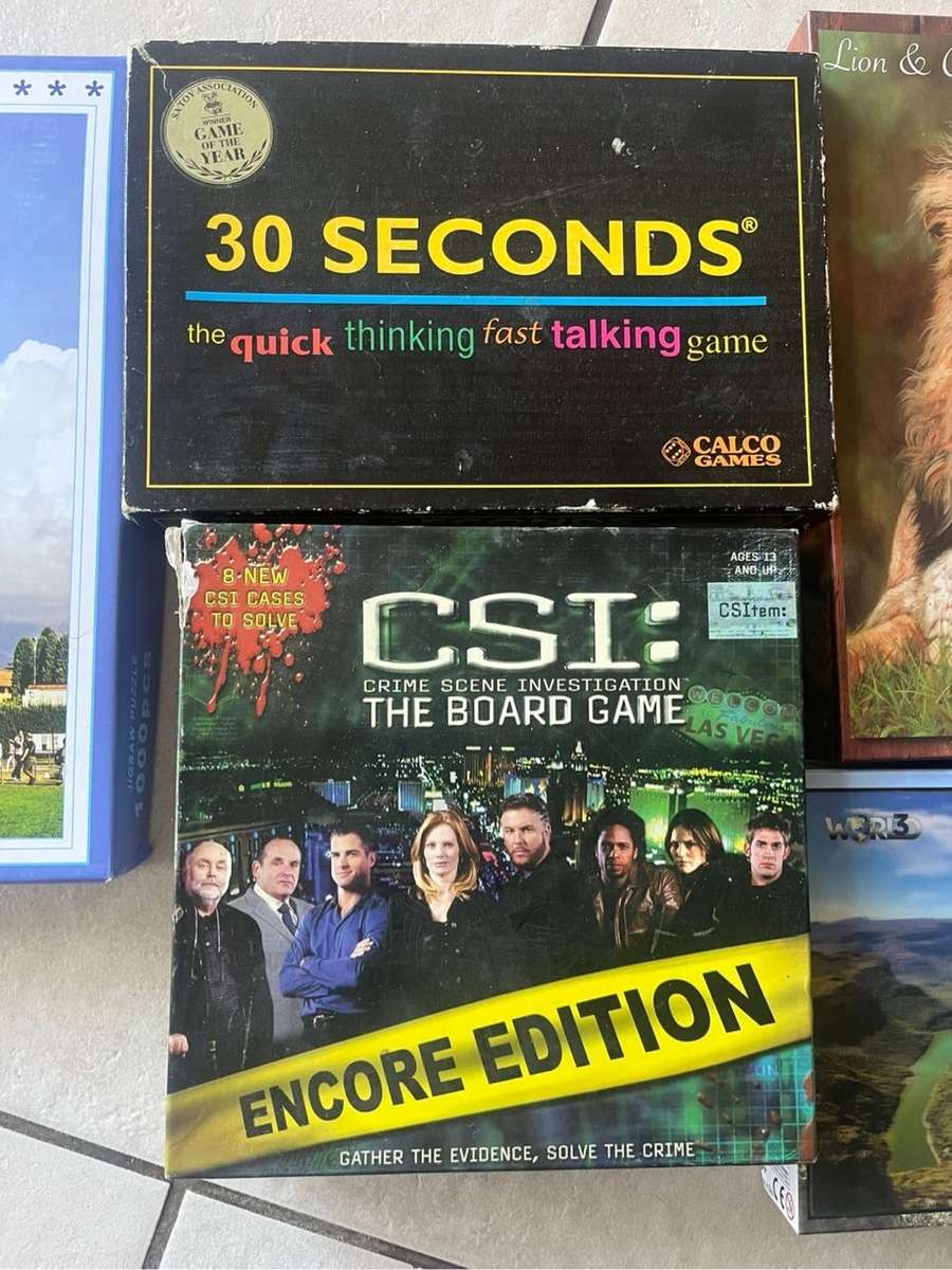 Game & puzzle auction bundle