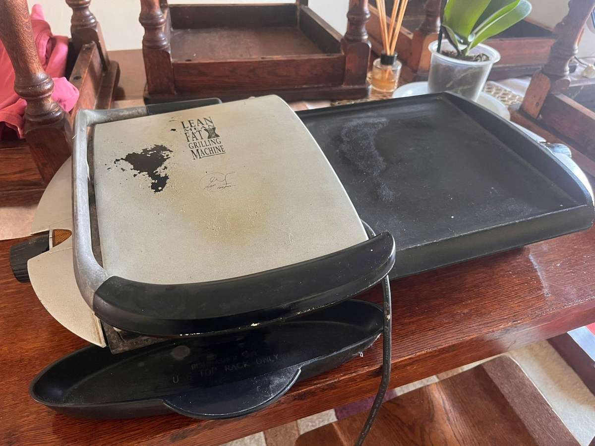 George Foreman Grill & Hotplate Combo  Dual-Side Cooking Power | Fully Working