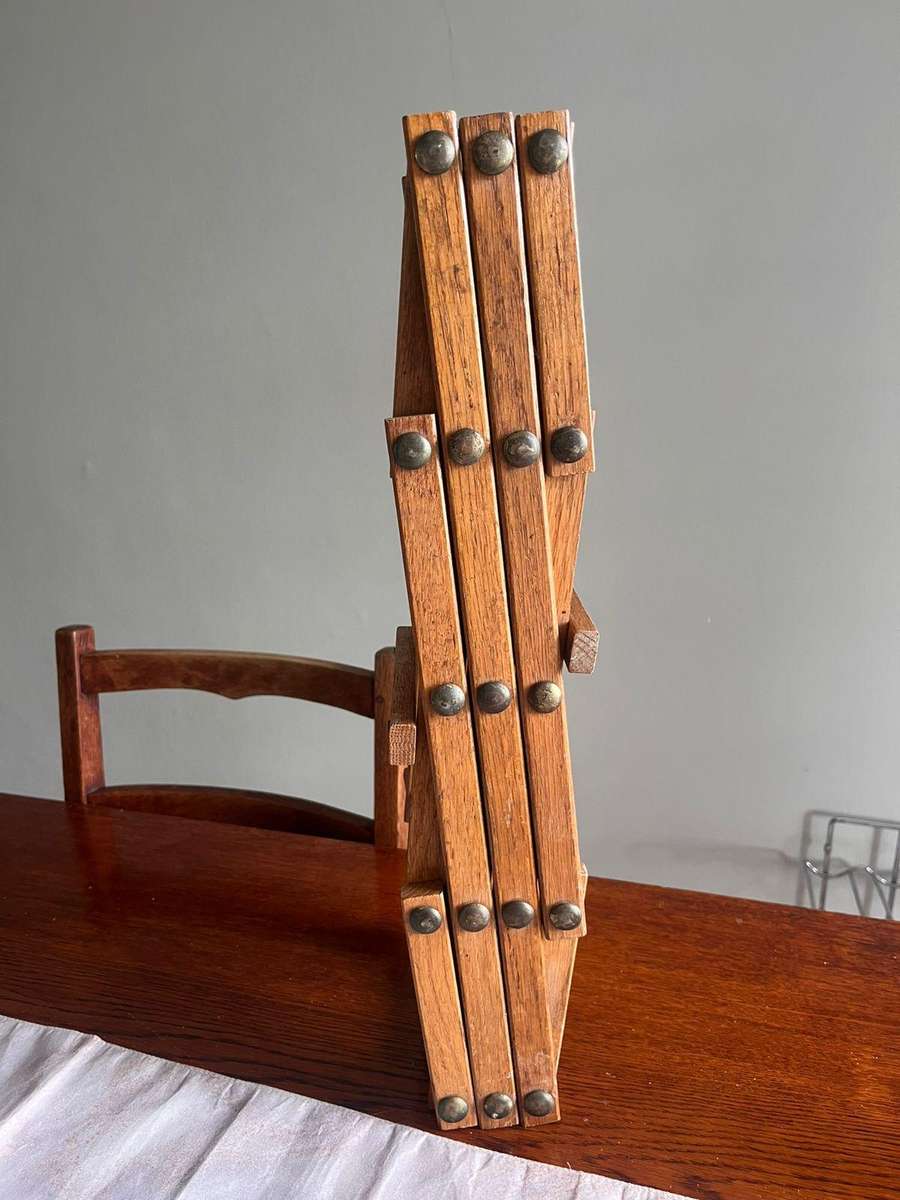 Foldable Wooden Wine Rack  Holds 10 Bottles  Compact & Stylish