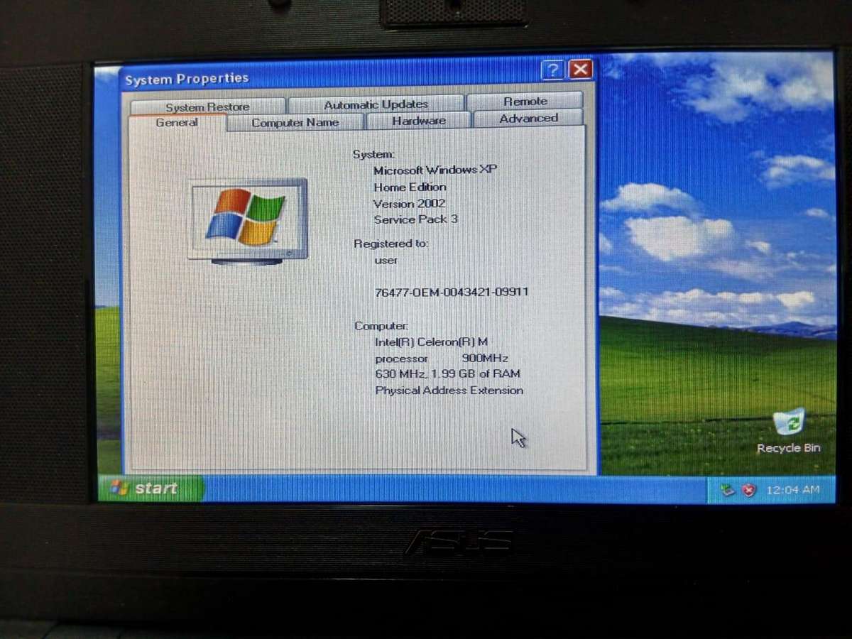Vintage Asus Eee Pc Seriers 4G