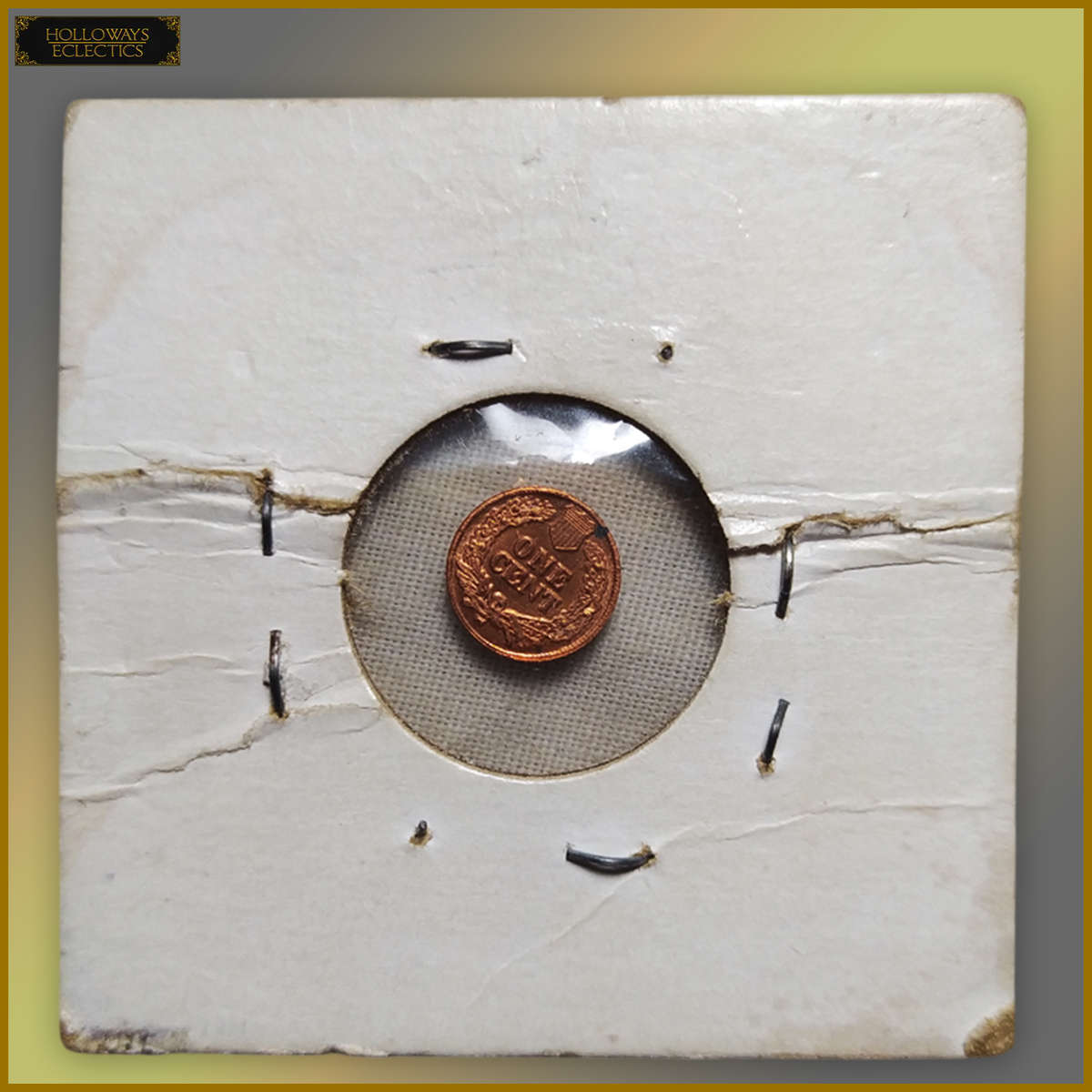 1877 Miniature Indian Head One Cent Coin