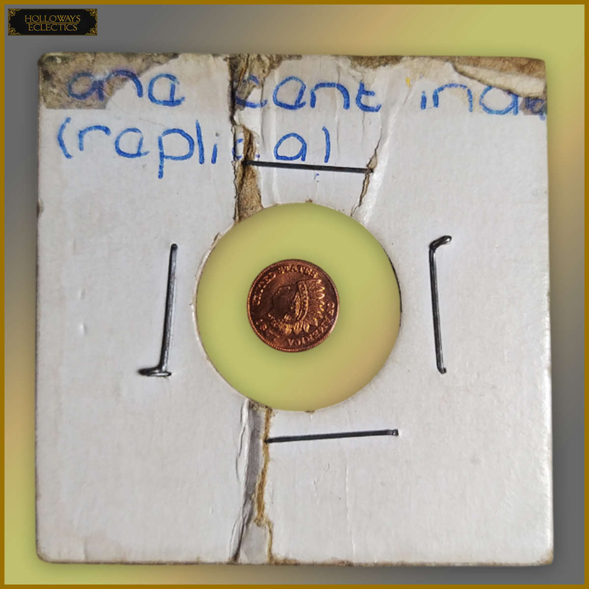 1877 Miniature Indian Head One Cent Coin