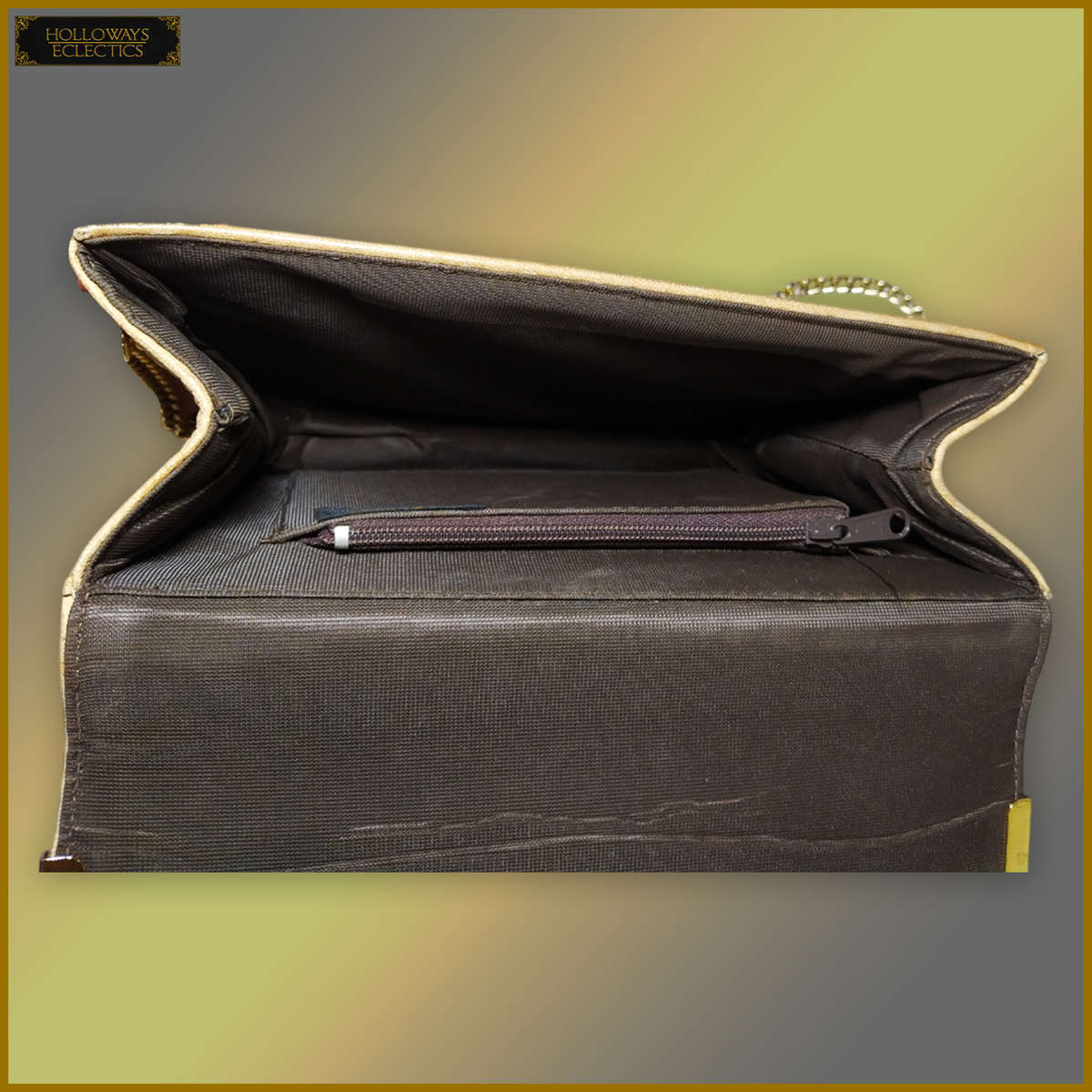 Vintage Genuine Topaz Elephant Hide Purse