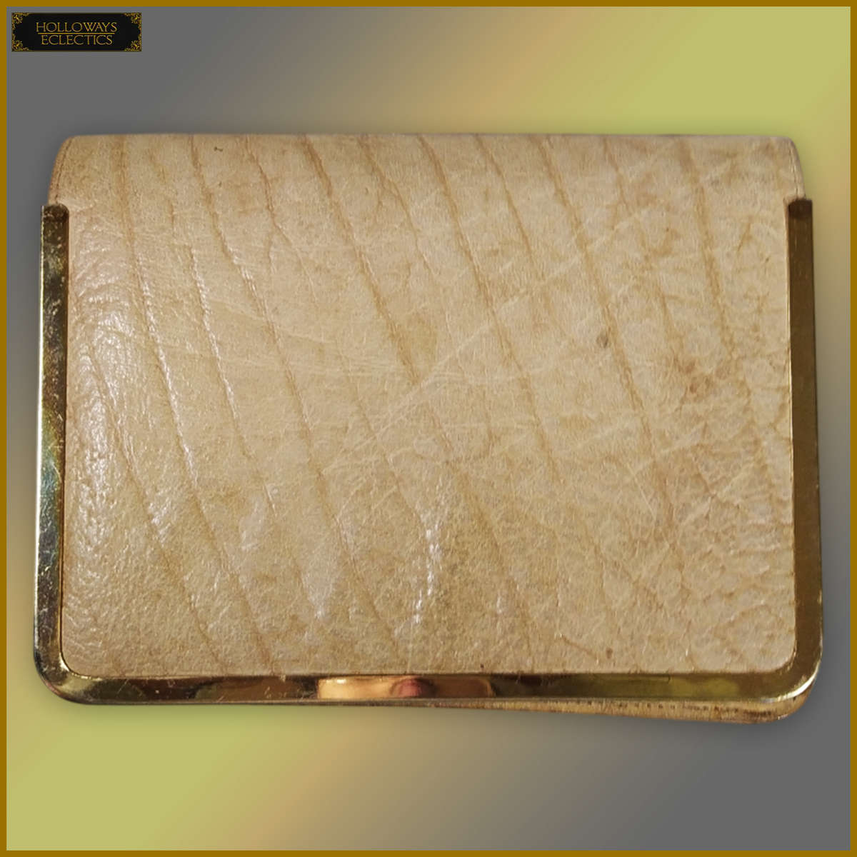 Vintage Genuine Topaz Elephant Hide Purse