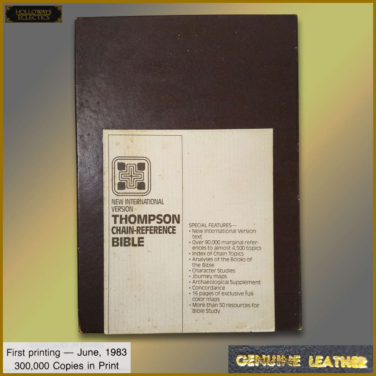 Vintage Thompson Chain Reference Bible