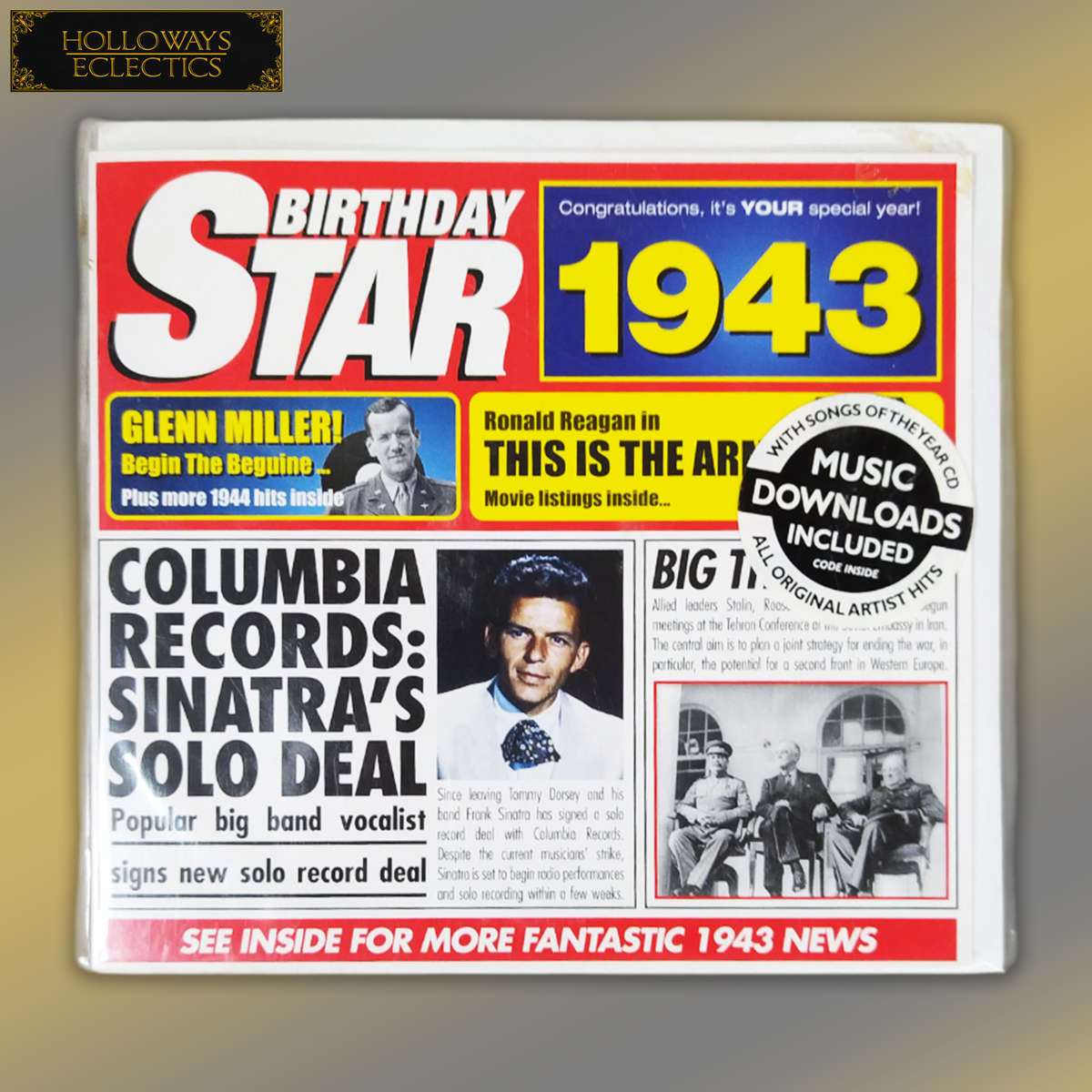 Collectable Birthday Star CD Cards 40s