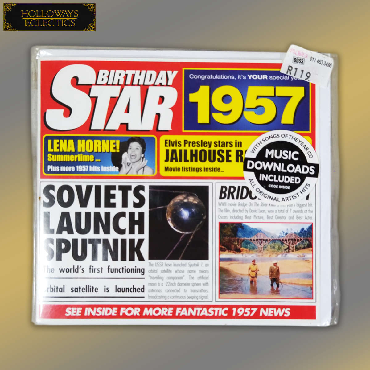 Collectable Birthday Star CD Cards 50s