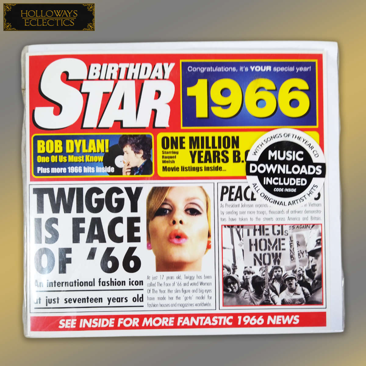 Collectable Birthday Star CD Cards 60s