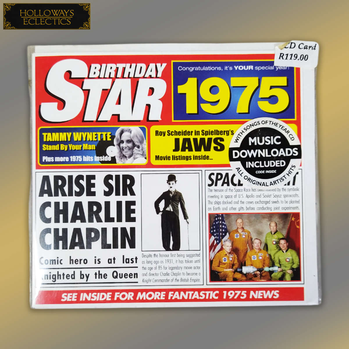 Collectable Birthday Star CD Cards 70s