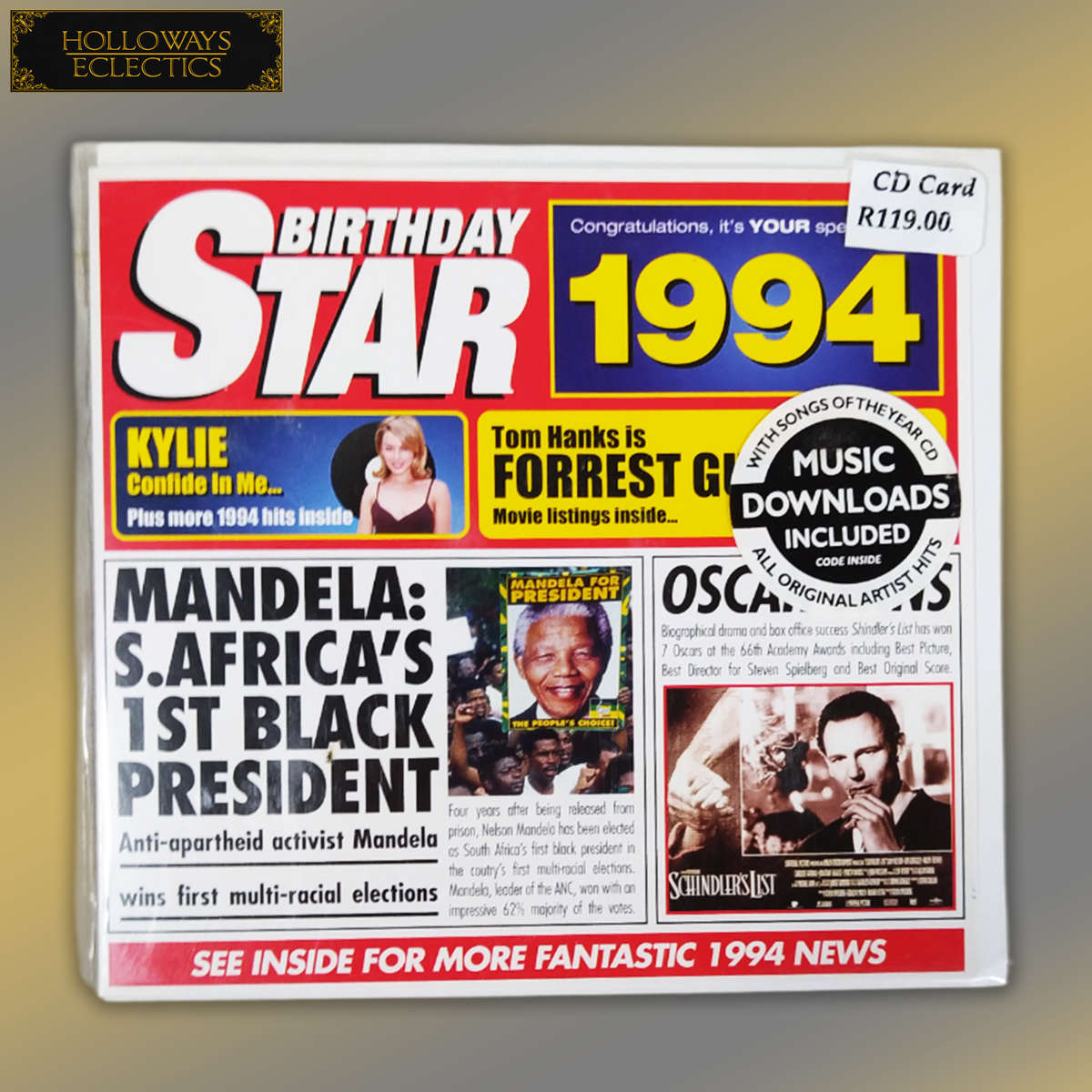 Collectable Birthday Star CD Cards 90s