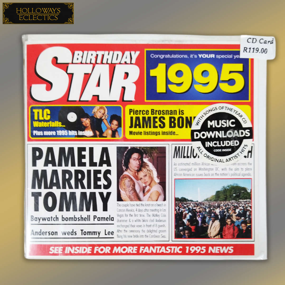 Collectable Birthday Star CD Cards 90s