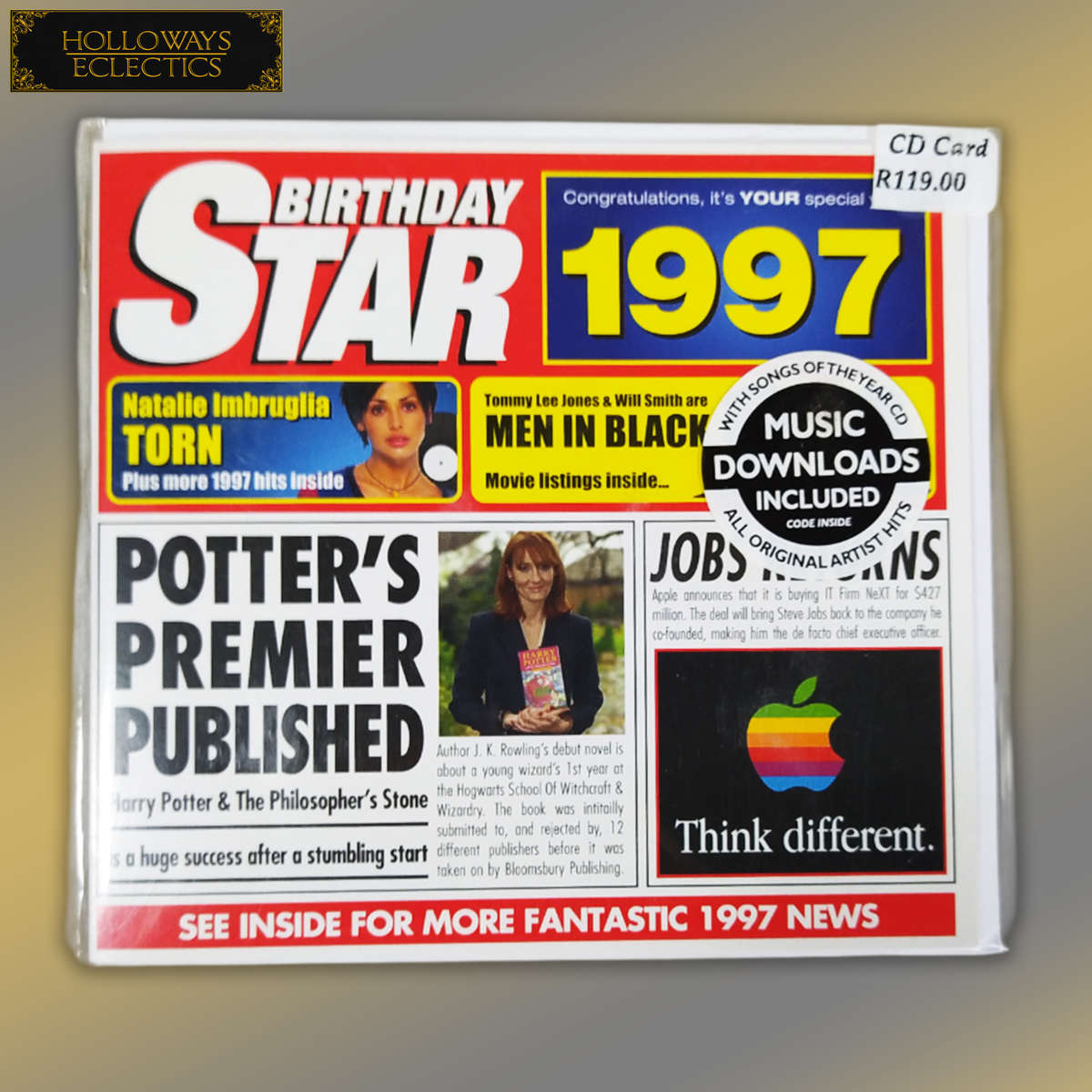 Collectable Birthday Star CD Cards 90s