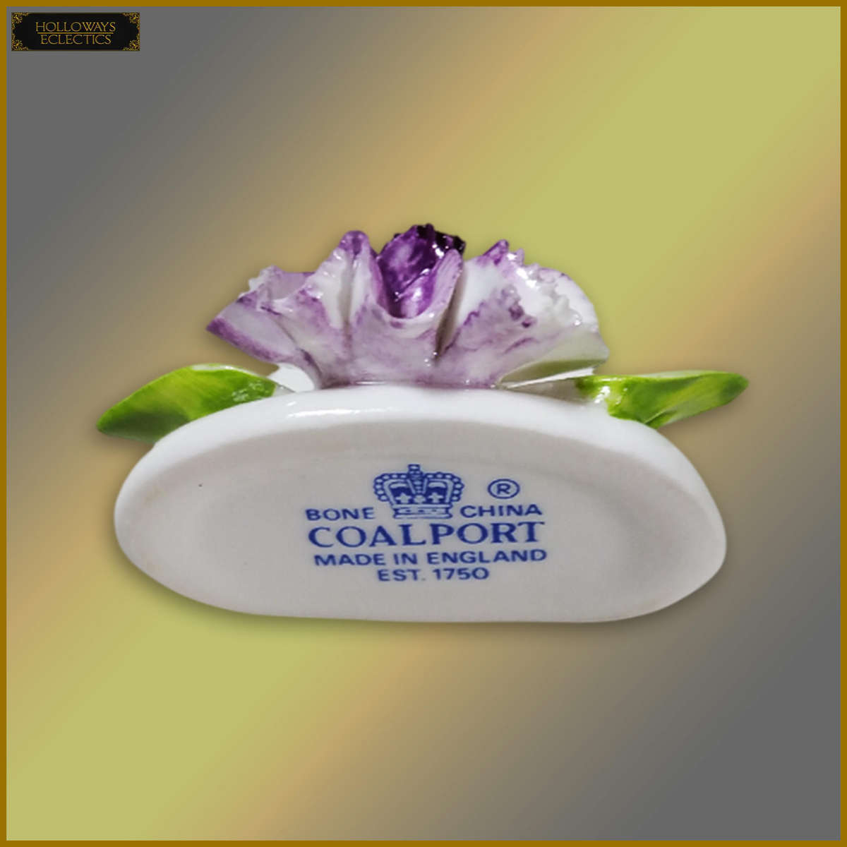 Vintage Coalport Porcelain Note Holder Set