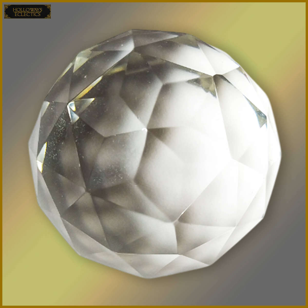 Vintage Glass Paperweight