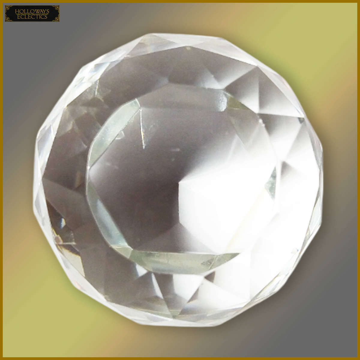 Vintage Glass Paperweight