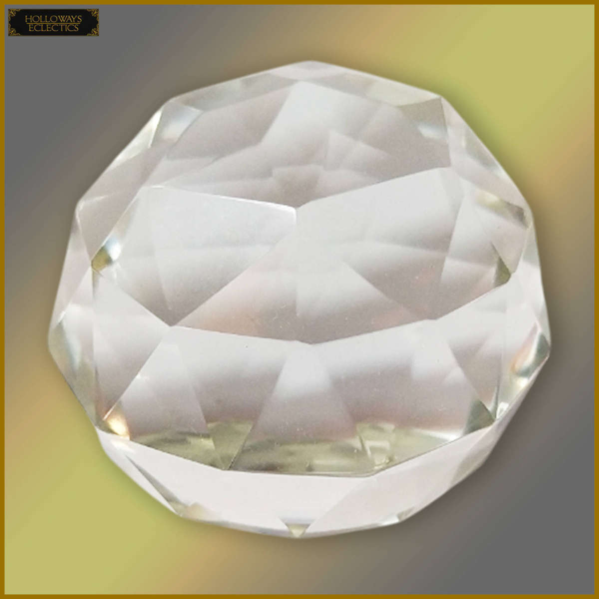 Vintage Glass Paperweight