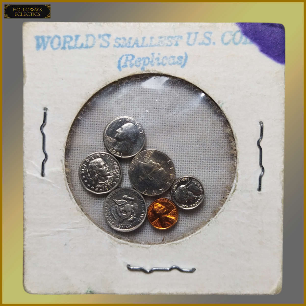 Worlds Smallest Miniature US Coin Set