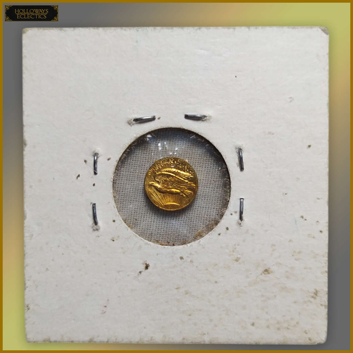 1907 Miniature Gold Double Eagle Twenty Dollar Coin