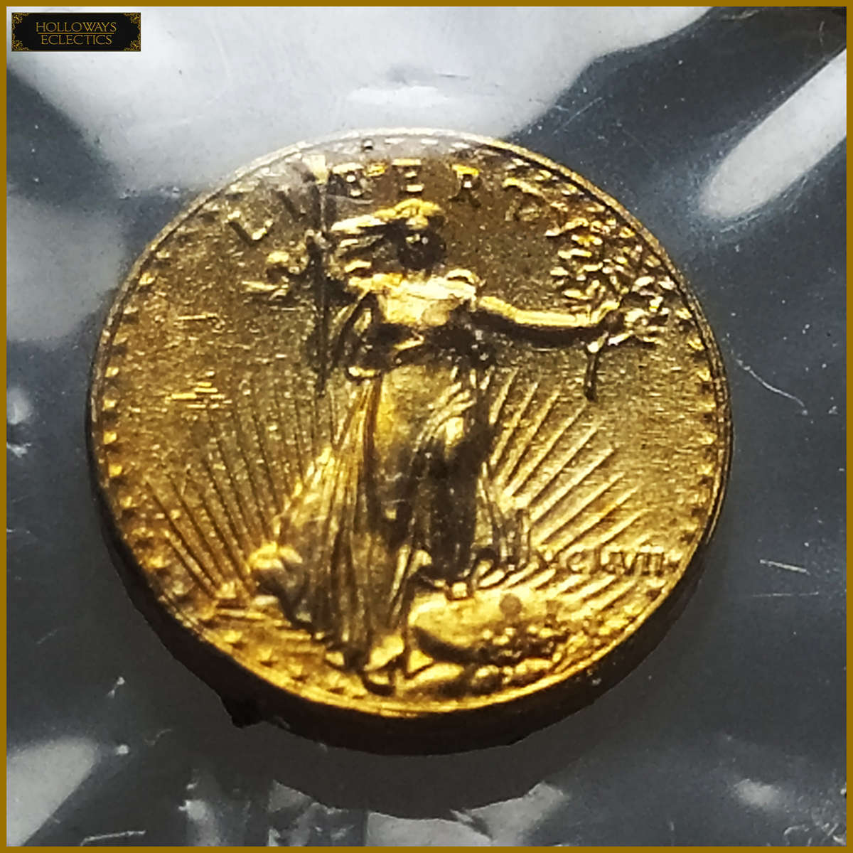 1907 Miniature Gold Double Eagle Twenty Dollar Coin