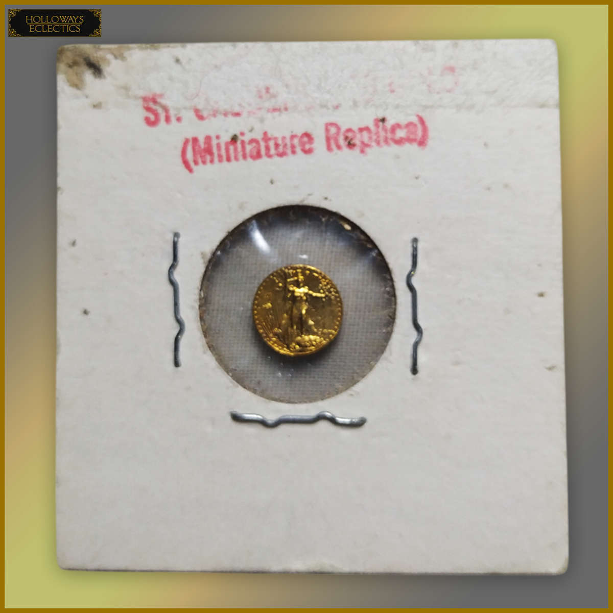 1907 Miniature Gold Double Eagle Twenty Dollar Coin