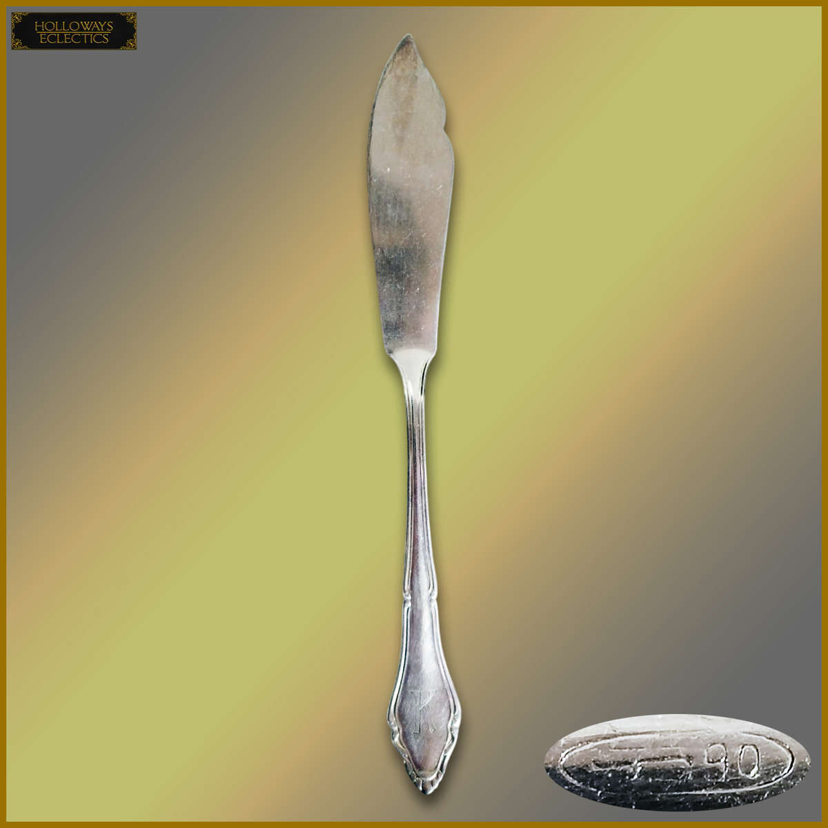 Vintage Silver Fish Knife And Fork Set