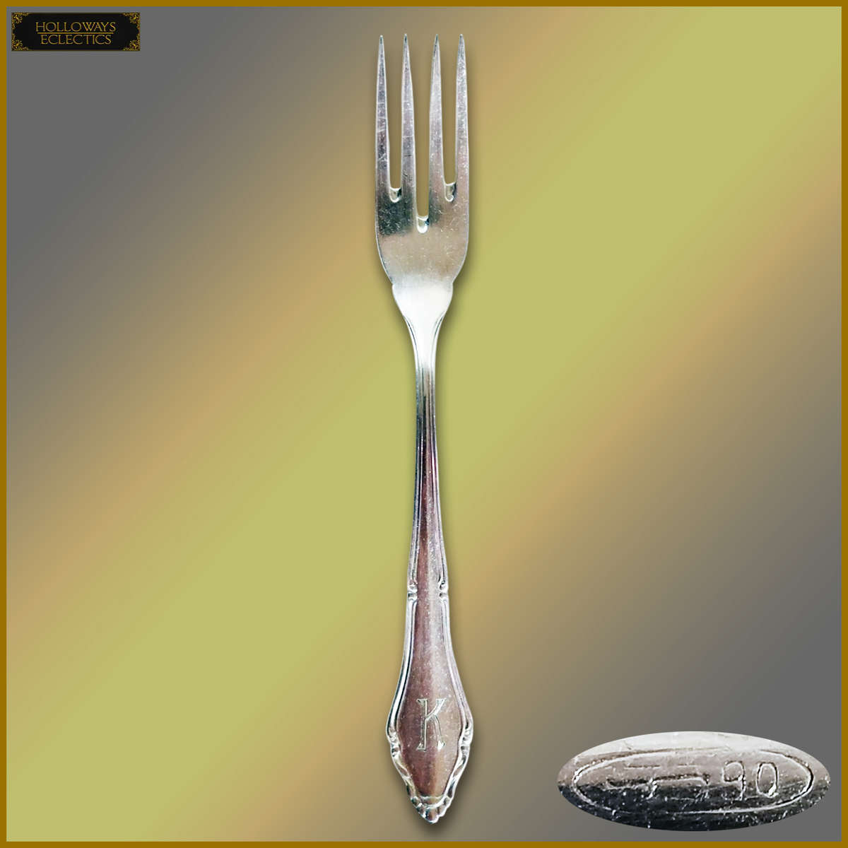 Vintage Silver Fish Knife And Fork Set