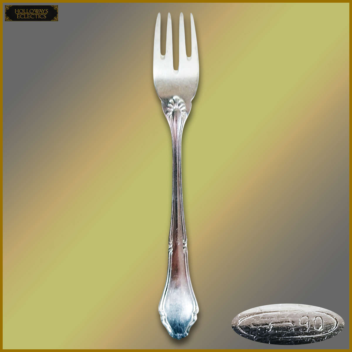 Vintage Silver Fish Knife And Fork Set