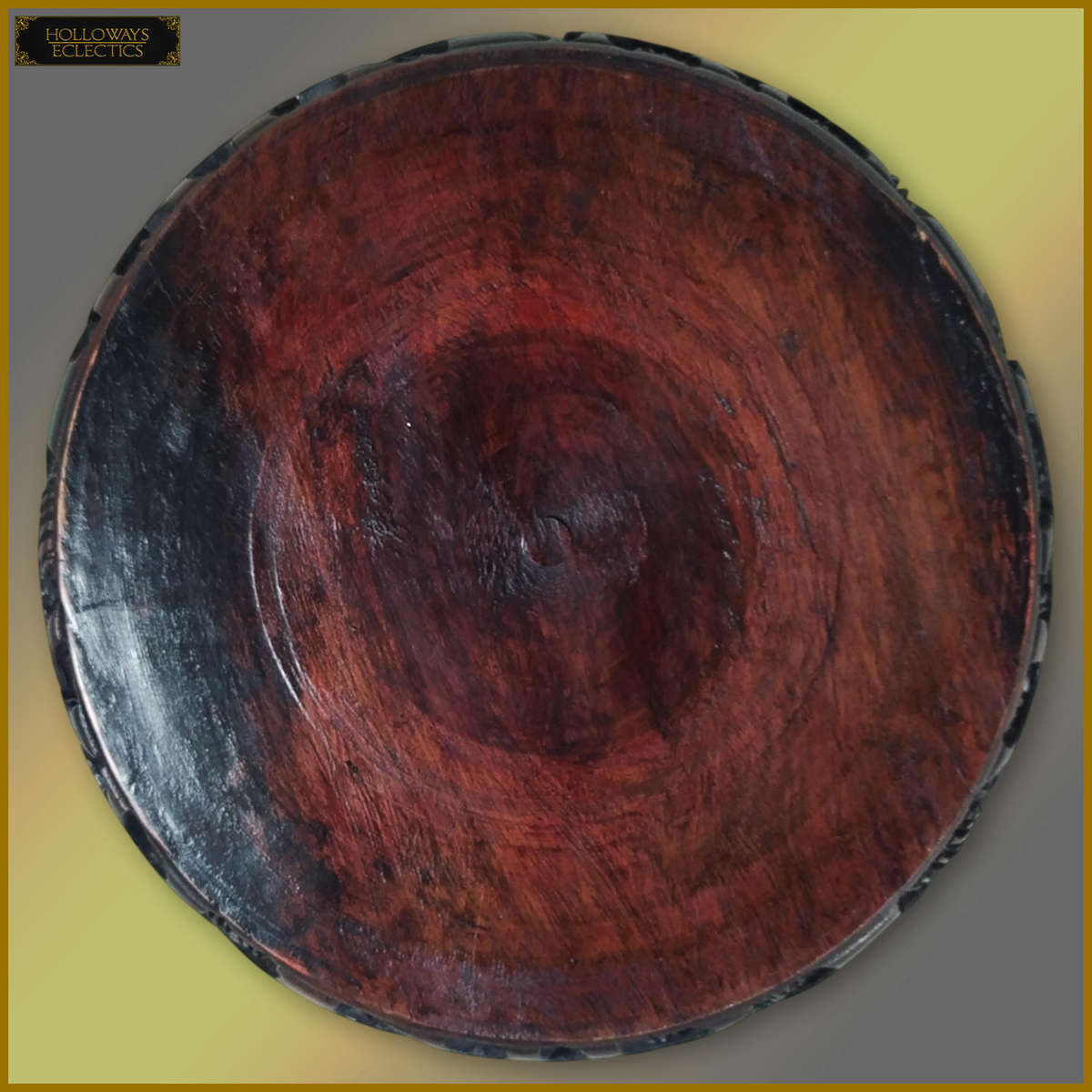 Ebony Wood Fruit Bowl
