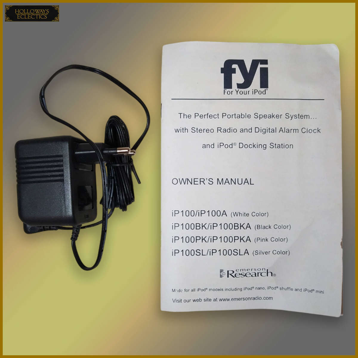 FYI Portable iPod Docking Station And Radio