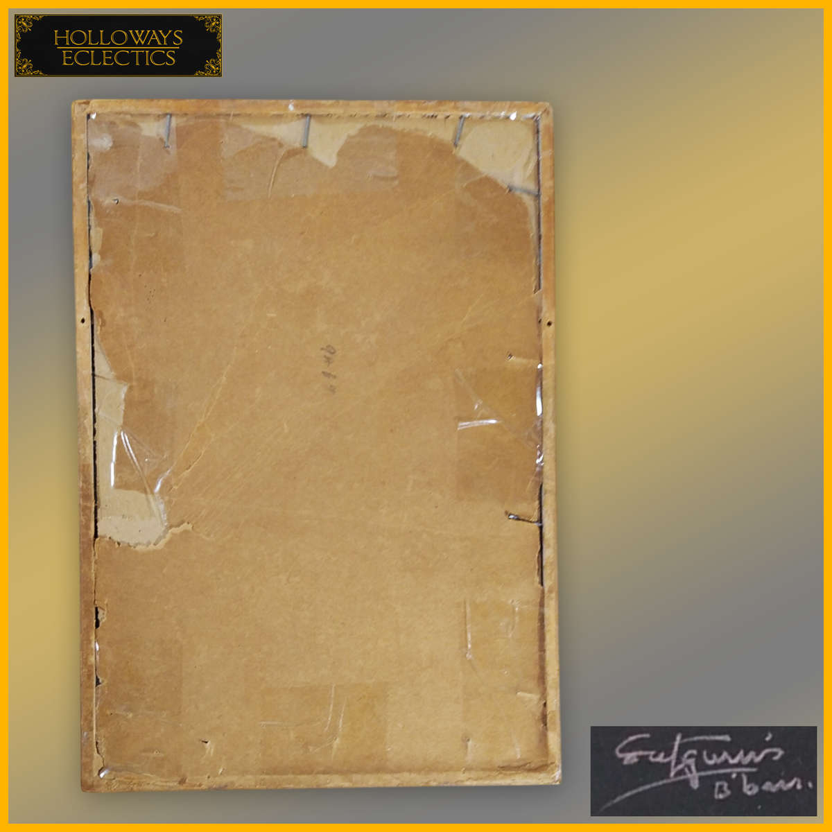 Vintage Indian Peepal Leaf Painting