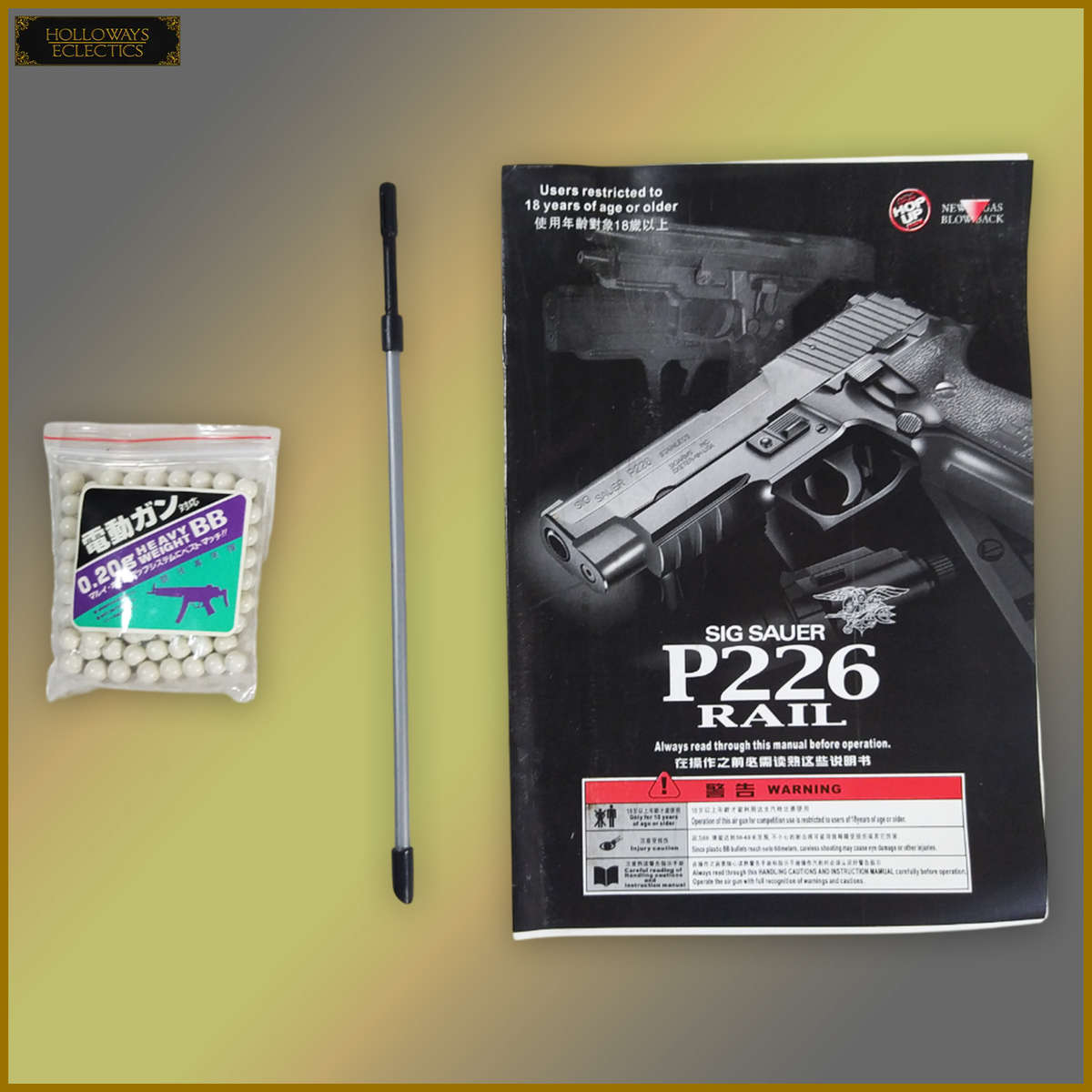 Sig Sauer P226 Hop Up Blowback Hand Airsoft Gun