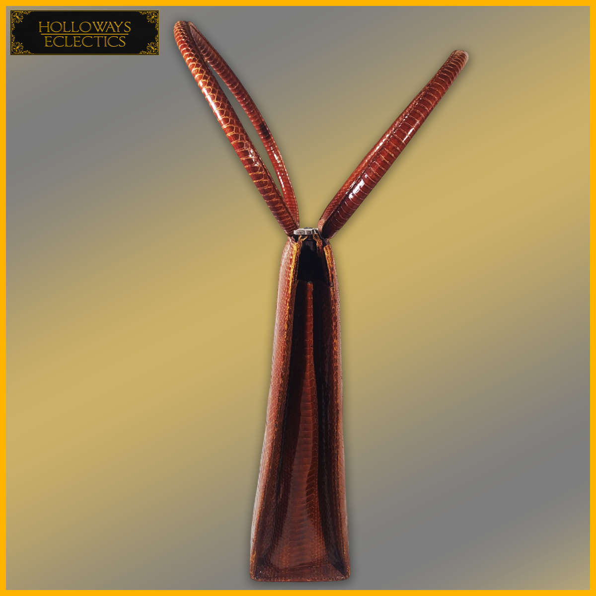 Genuine Custom Snake Skin Leather Hand Bag