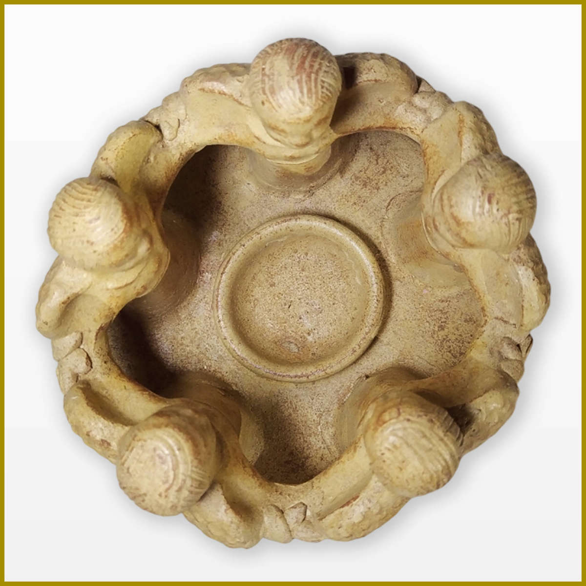 Vintage Circle Of Angels Sculpture