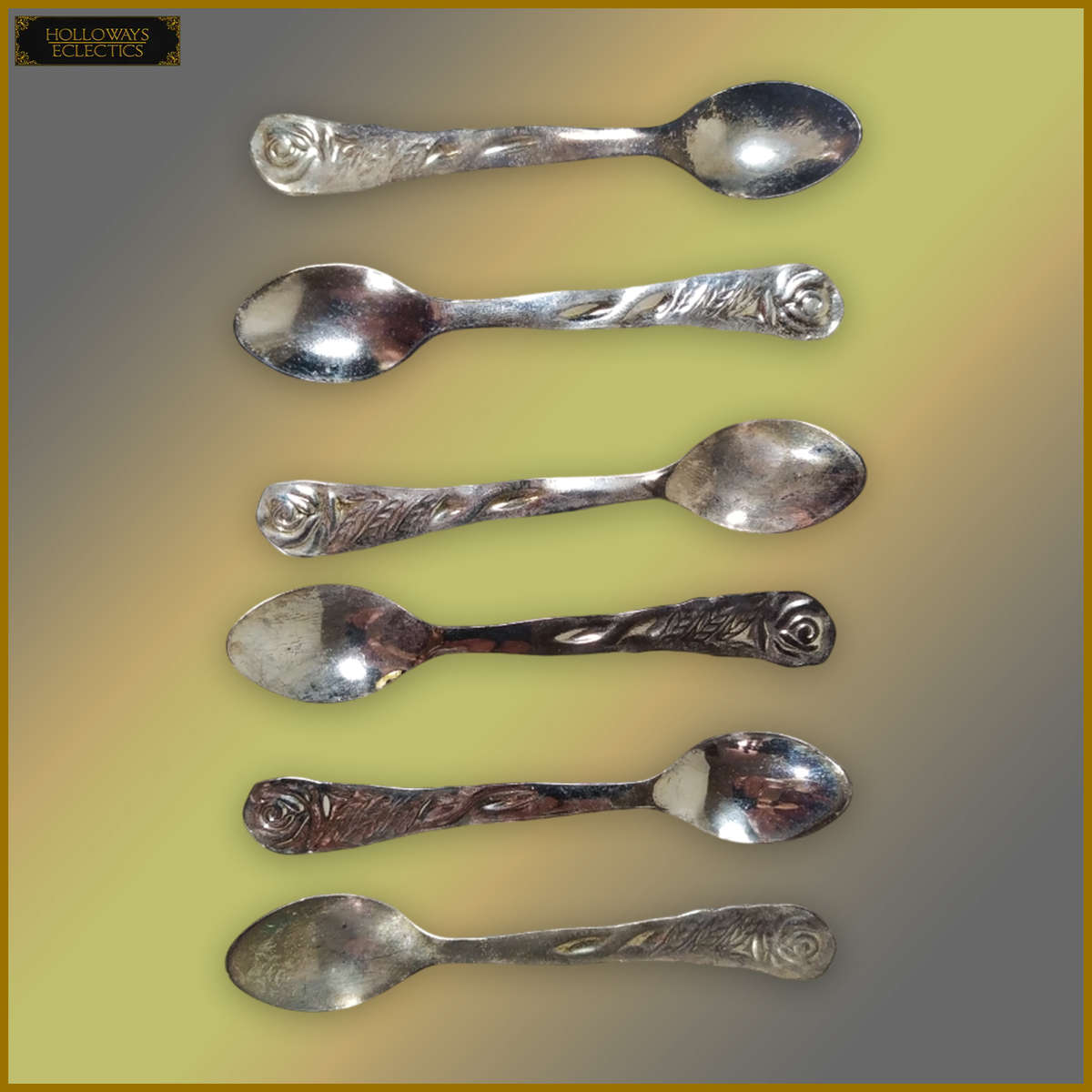 Vintage Silverplated Coffee Cup Set