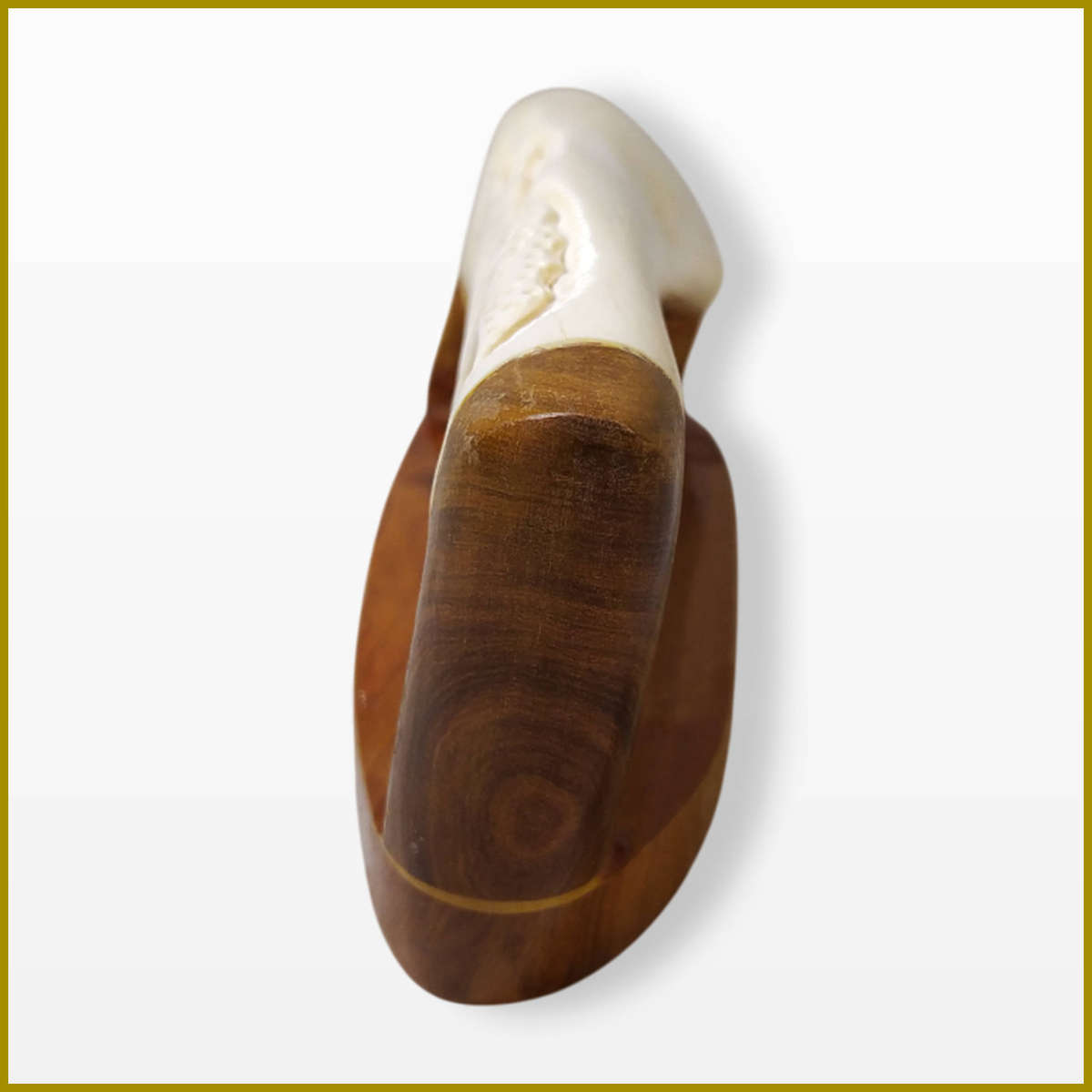 Warthog Tusk Decor Statue