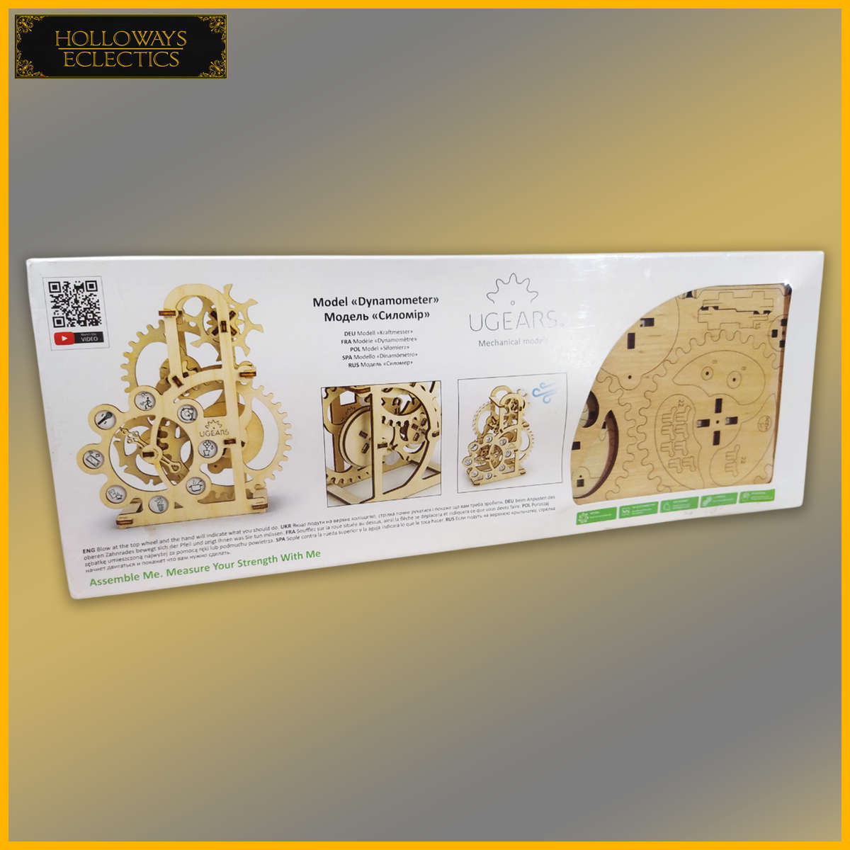 Still Sealed UGEARS Wooden Dynamometer Build