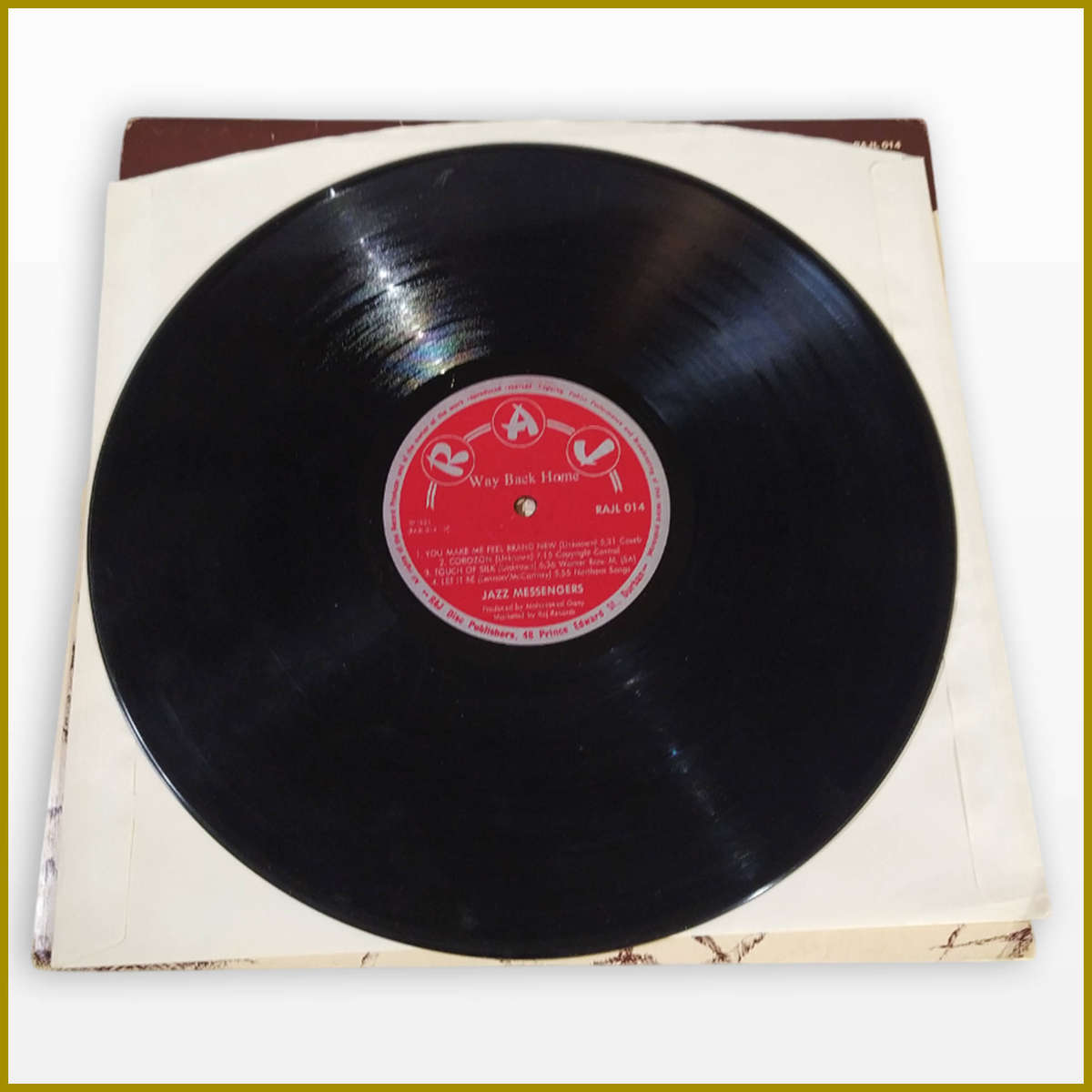 Rare Sipho Gumede Way Back Home Vinyl LP