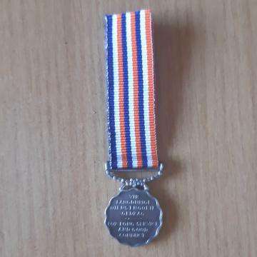 Permanent Force Good Service Medal for Long Service and Good Conduct - Miniature