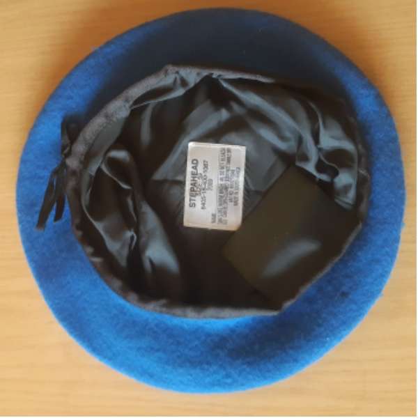 S.A.D.F Ordnance Beret - Size 59 - Only - Blue