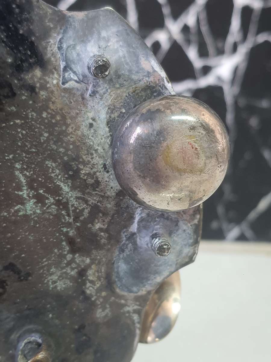 STAMPED - STUNNING APOSTLE SPOON AND EGG TRAY SET