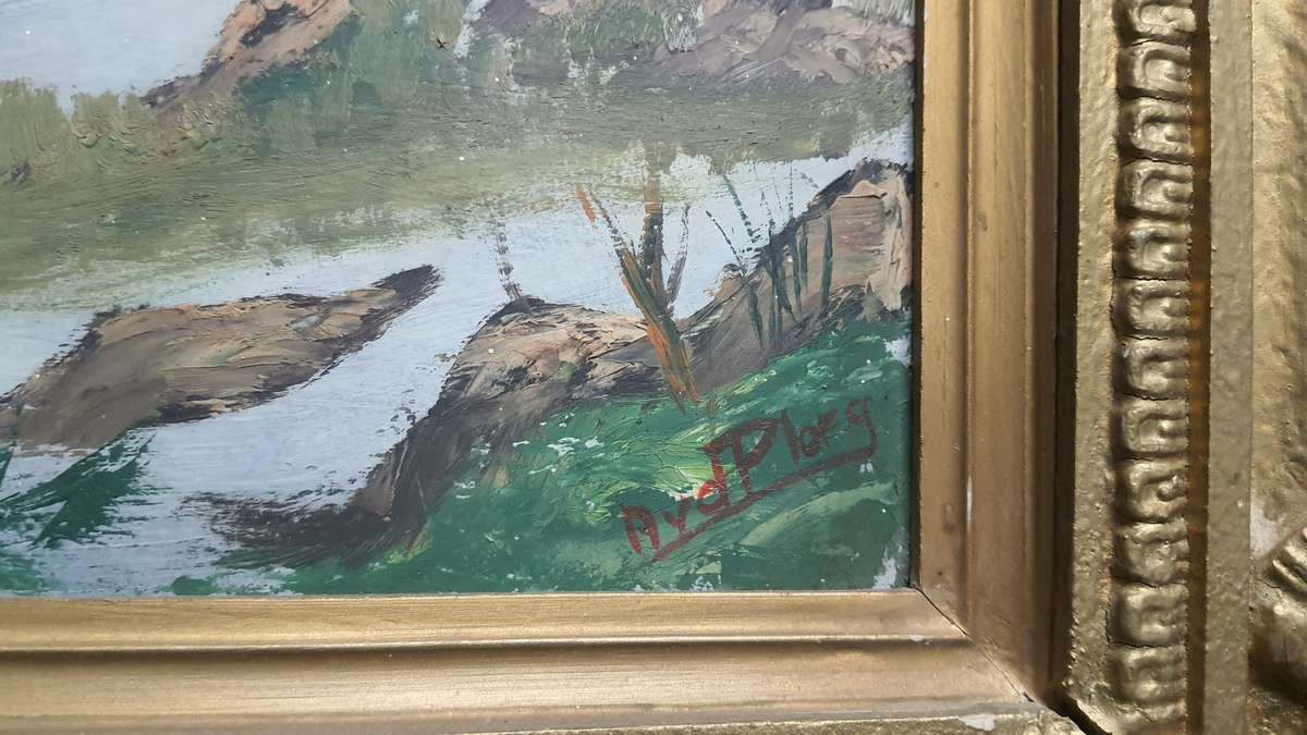 Archie Van Der Ploeg - VERY RARE SOUTH AFRICAN ARTIST - MEDIUM ON AUCTION IS ONE OF A KIND- PLOEG